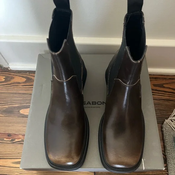 NWT Vagabond Leather Boots: Dorah Mud - Picture 5 of 5